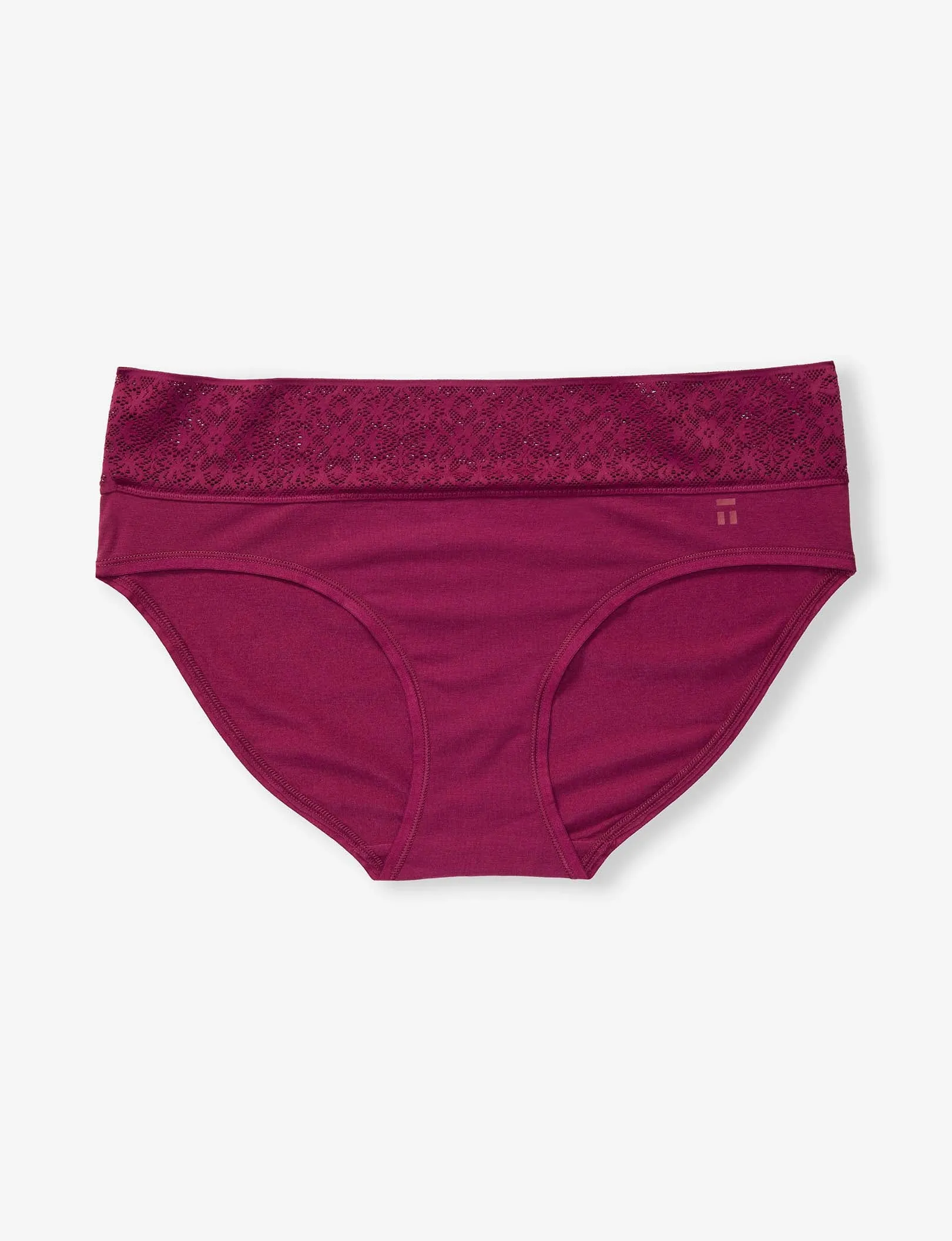 Women's Cool Cotton Brief, Lace Waist