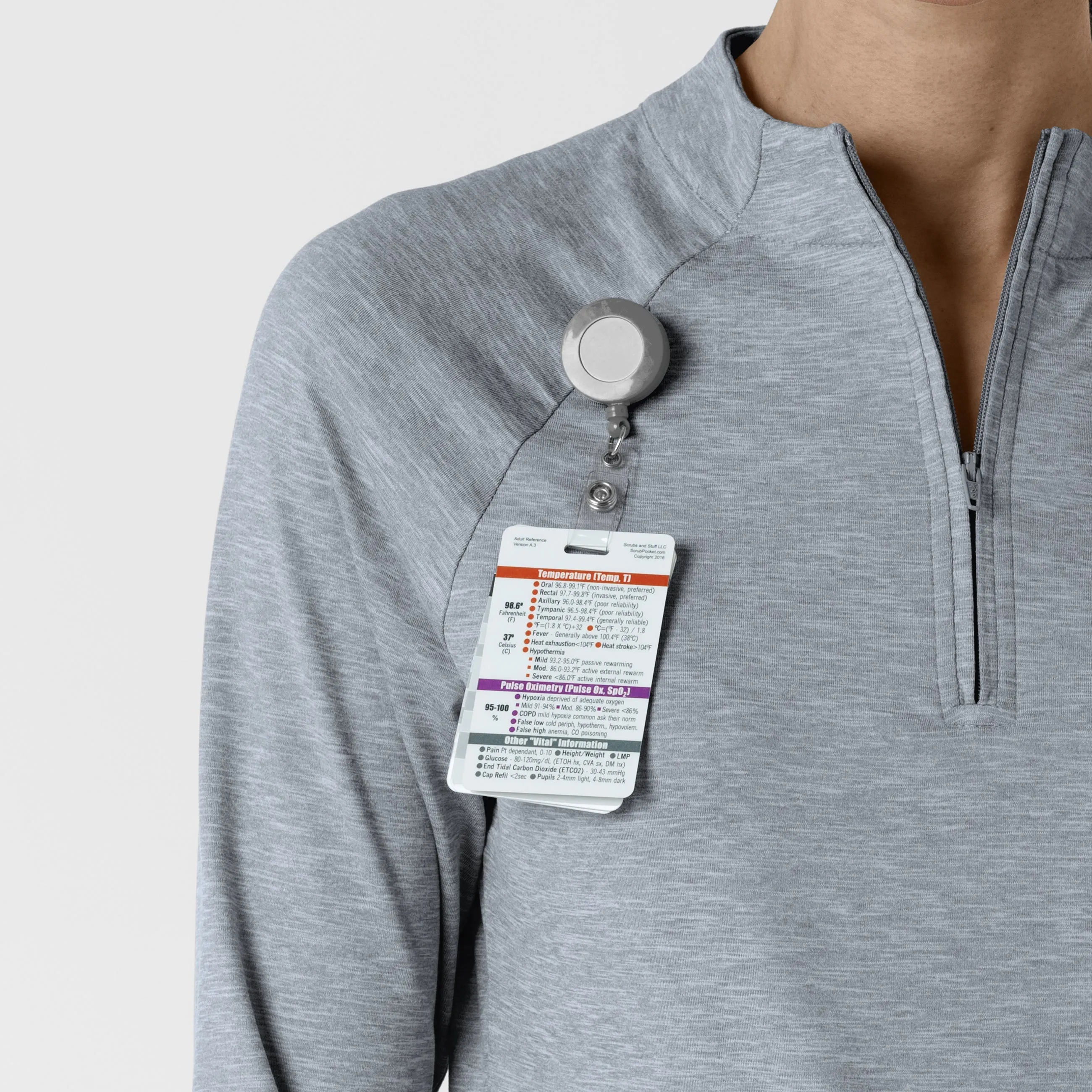 Women's Watch Window Quarter Zip Top - Grey Heather Knit