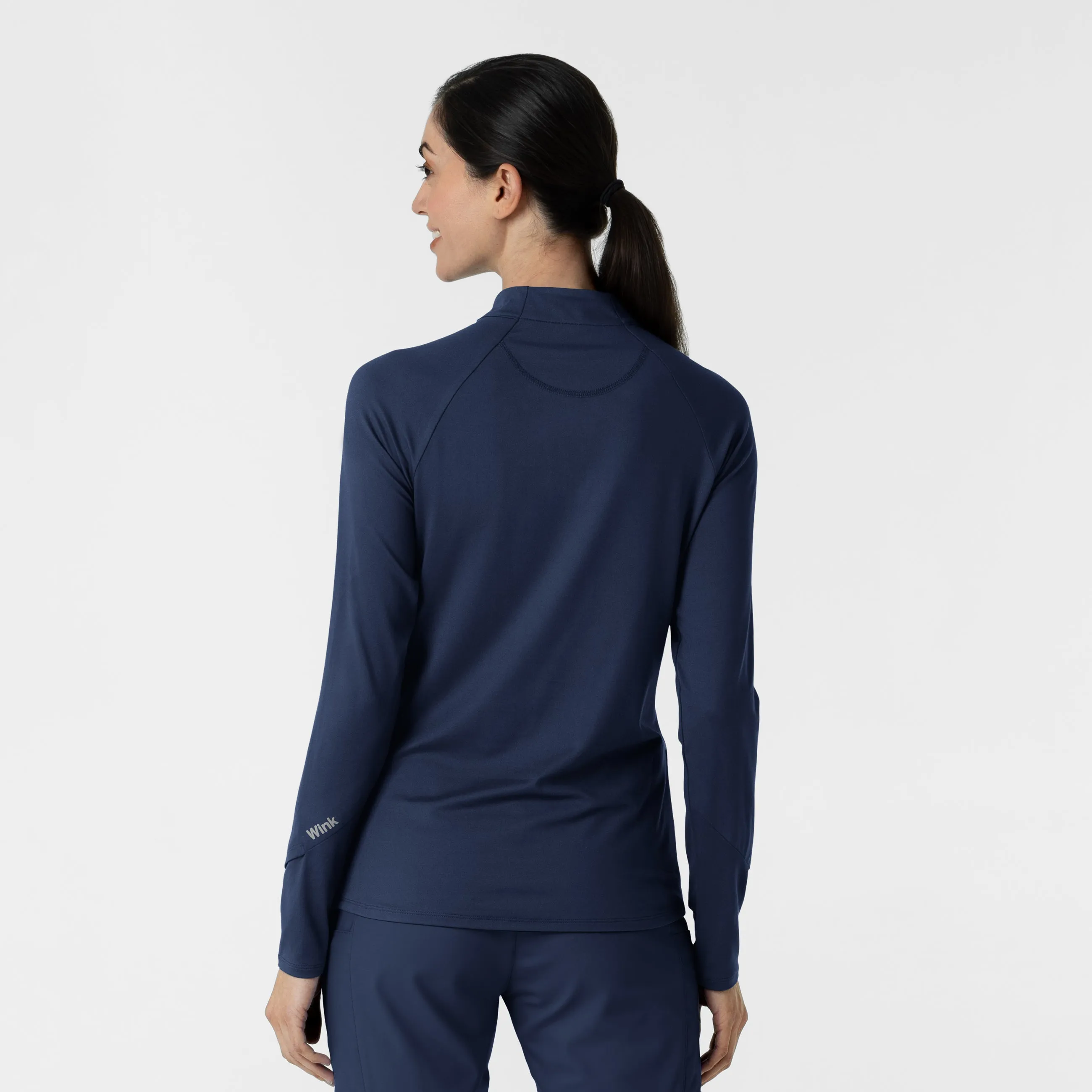 Women's Watch Window Quarter Zip Top - Navy