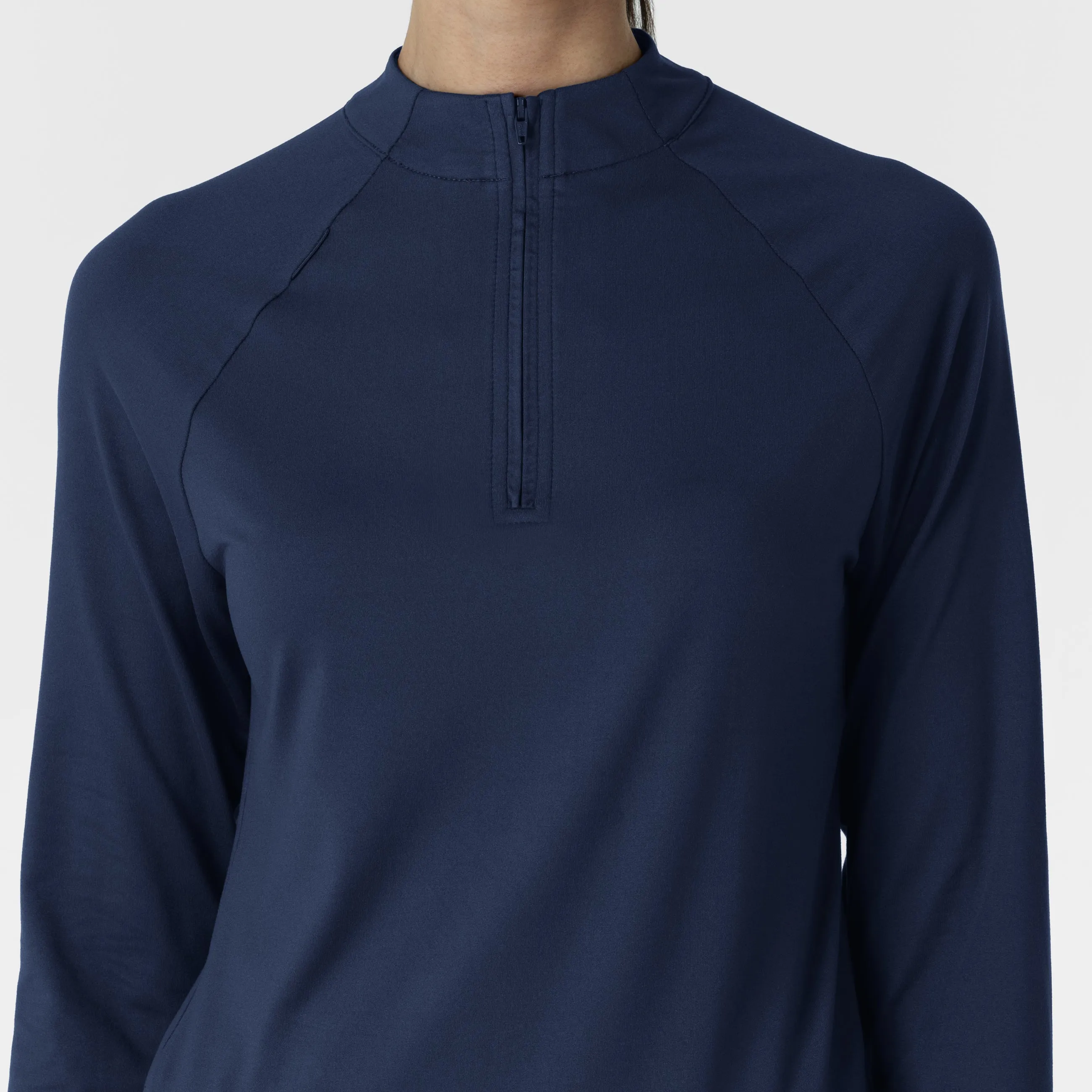 Women's Watch Window Quarter Zip Top - Navy