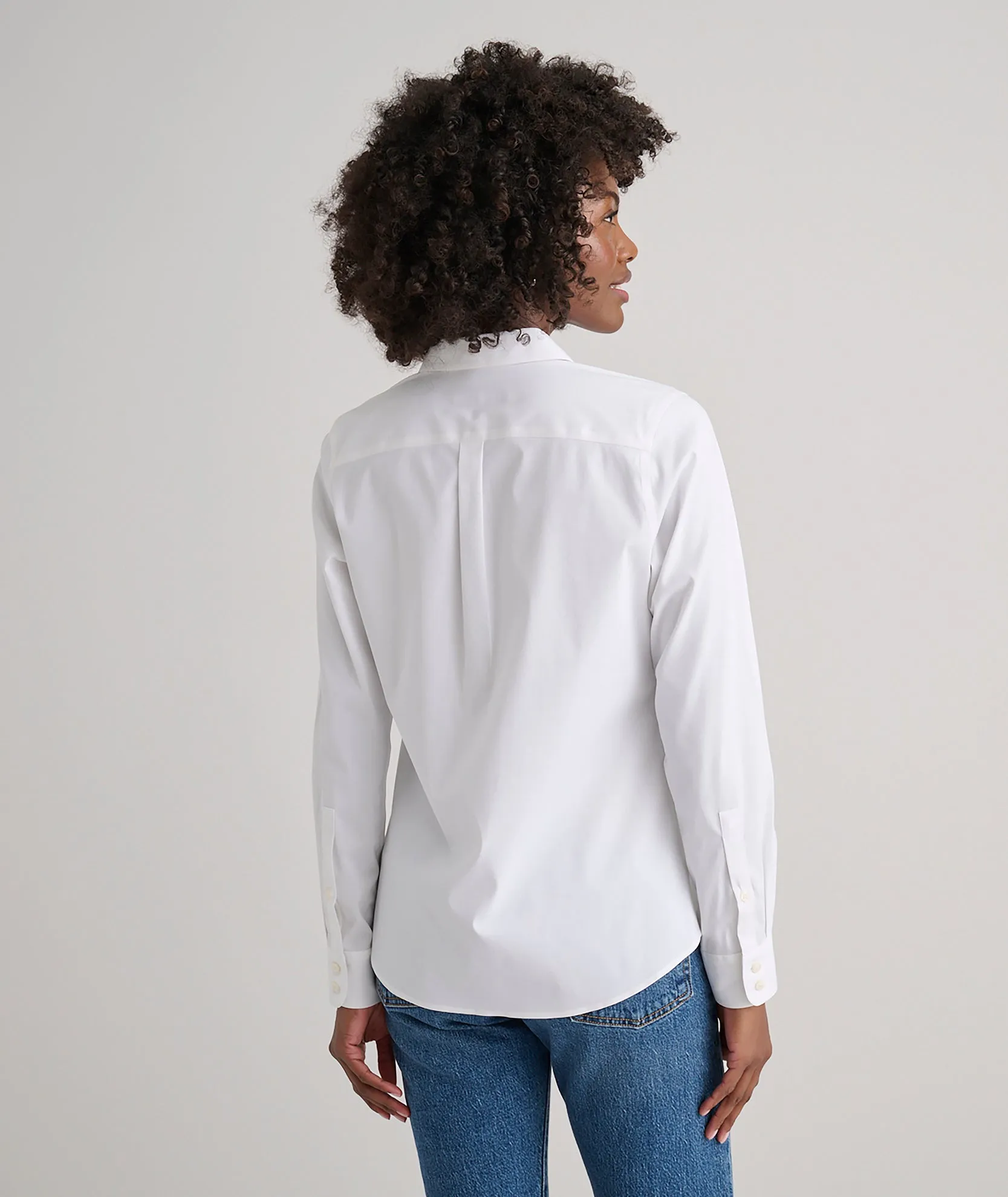 Wrinkle-Free Stretch Cotton Bella Shirt
